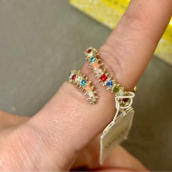 Kendra Scott Multicolor Beck Wrap Band Ring Sz 6 - Picture 6 of 6